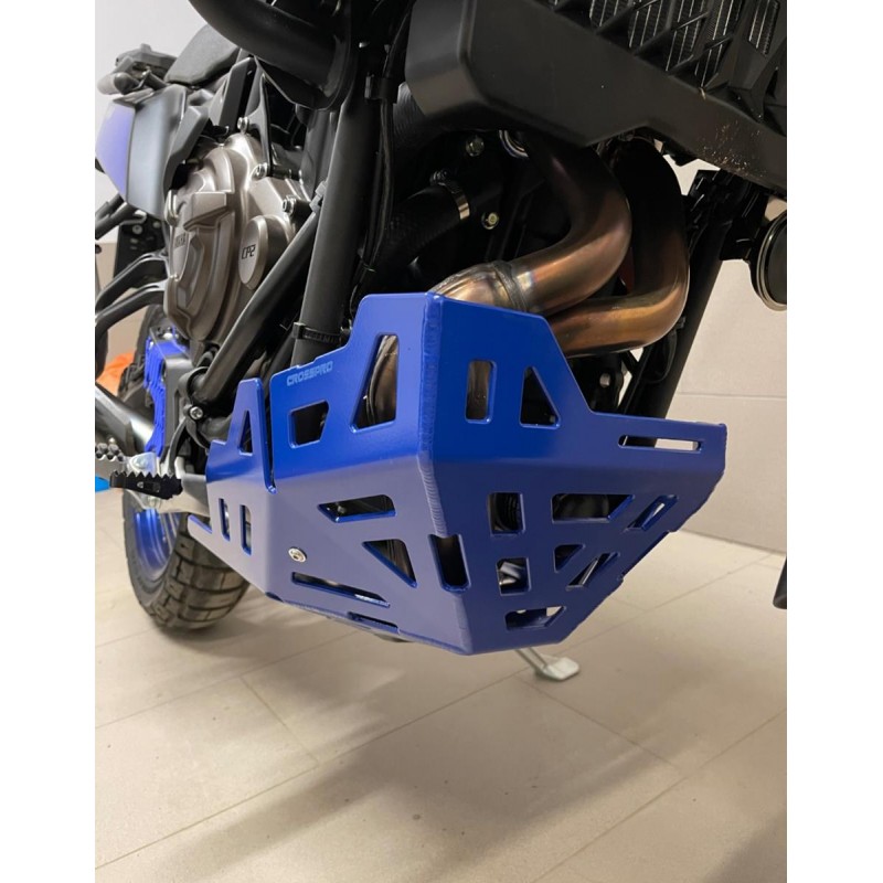 CROSSPRO OSŁONA POD SILNIK ALUMINIOWA YAMAHA XTZ 690 TENERE 700 '21- KOLOR NIEBIESKI (EURO 5)