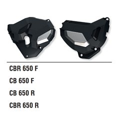 Polisport, sada chráničů krytů spojky a alternátoru, Honda CB 650 F/R '14-20', CBR 650 F/R '14-19' 