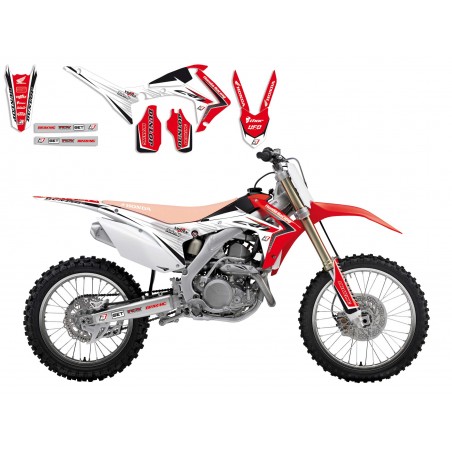 BLACKBIRD KOMPLET NAKLEJEK (OKLEIN) HONDA CRF 450R '13-'16, CRF 250R '14-'17 LINEAR