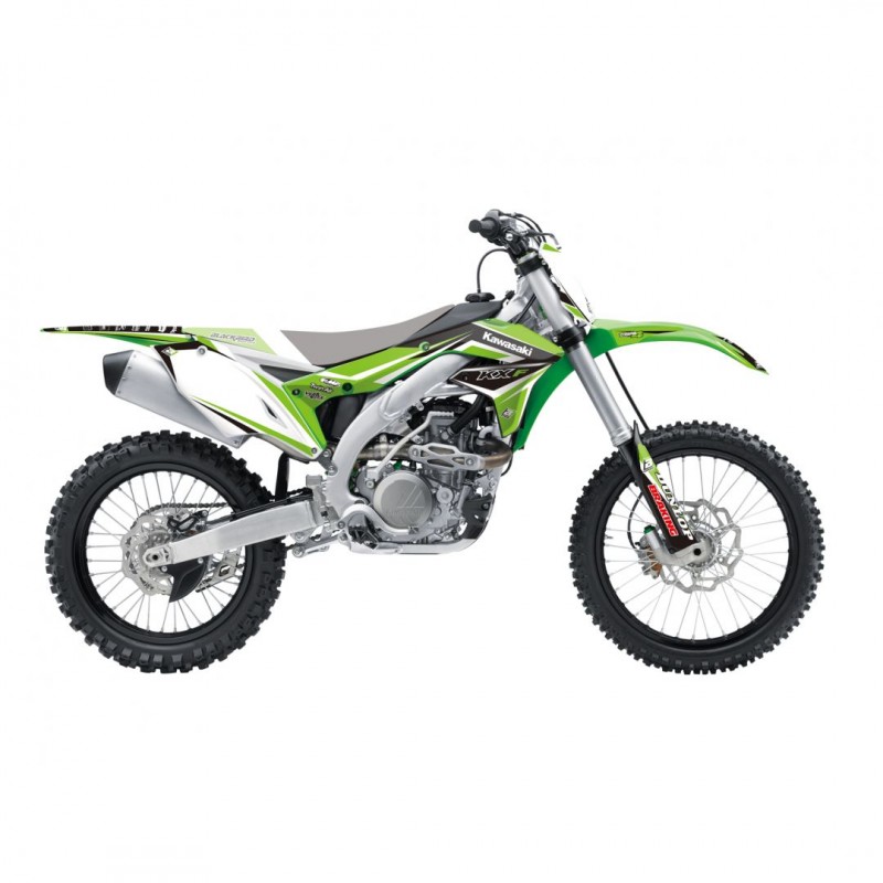 BLACKBIRD KOMPLET NAKLEJEK (OKLEIN) KAWASAKI KXF 450 '16-'18 DREAM 4