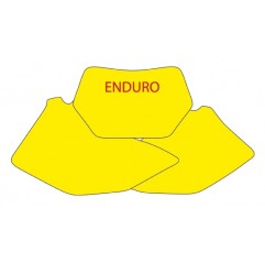 BLACKBIRD KOMPLET NAKLEJEK (OKLEIN) POD NUMERY STARTOWE YAMAHA WR 250F '07-'14, WR 450F '07-'11 - WYPRZEDAŻ