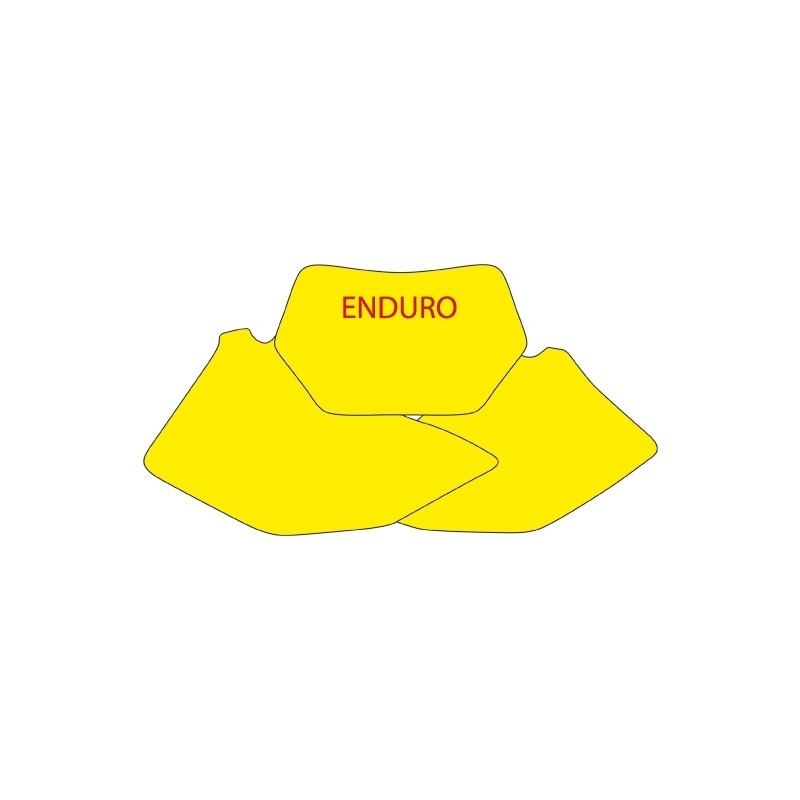 BLACKBIRD KOMPLET NAKLEJEK (OKLEIN) POD NUMERY STARTOWE YAMAHA WR 250F '07-'14, WR 450F '07-'11 - WYPRZEDAŻ