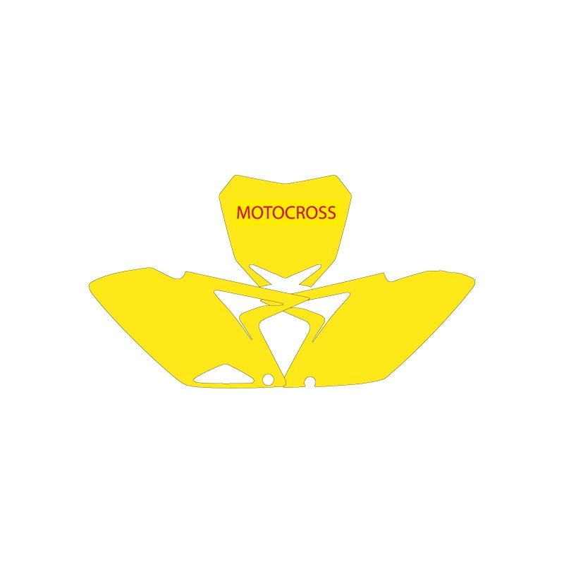 BLACKBIRD KOMPLET NAKLEJEK (OKLEIN) POD NUMERY STARTOWE SUZUKI RMZ 250 '10-'16 - WYPRZEDAŻ