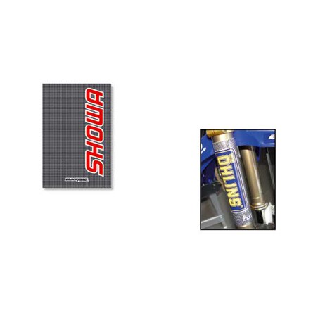 BLACKBIRD KOMPLET NAKLEJEK (OKLEIN) NA TELESKOPY SHOWA-CARBON (2 SZT.)