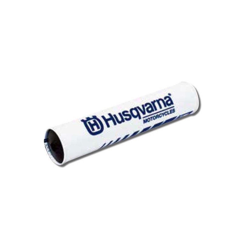 BLACKBIRD OSŁONA KIEROWNICY (NA POPRZECZKĘ) KOLOR BIAŁY, LOGO HUSQVARNA