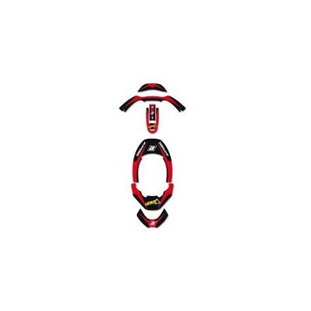 BLACKBIRD NAKLEJKA NA LEATT BRACE KOLOR CZERWONY (11) WYPRZEDAŻ