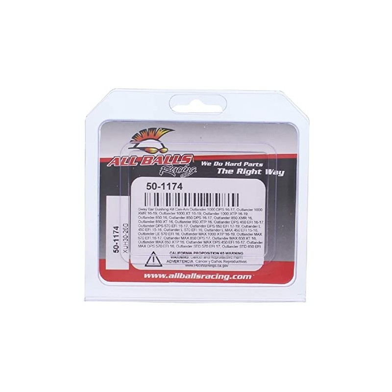 ALL BALLS TULEJE STABILIZATORA ZAWIESZENIA PRZEDNIEGO CAN-AM OUTLANDER / RENEGADE