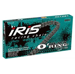 Iris, 428 OR-134 řetěz (134 článků) s O-kroužky (se spojkou), černá barva
