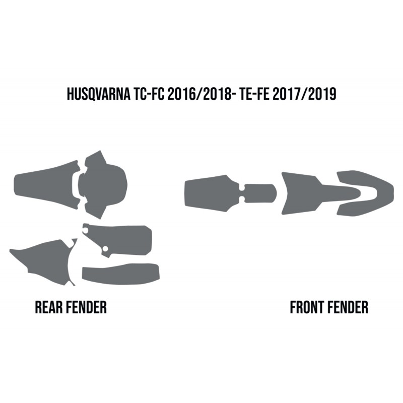 TWIN AIR OKLEINA PRZECIWBŁOTNA HUSQVARNA (MUD DEFLECTOR FOAM)