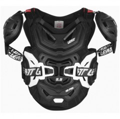 LEATT (2021/2022) OSŁONA KLATKI PIERSIOWEJ (BUZER) CHEST PROTECTOR 5.5 PRO HD BLACK KOLOR CZARNY ROZMIAR UNIWERSALNY