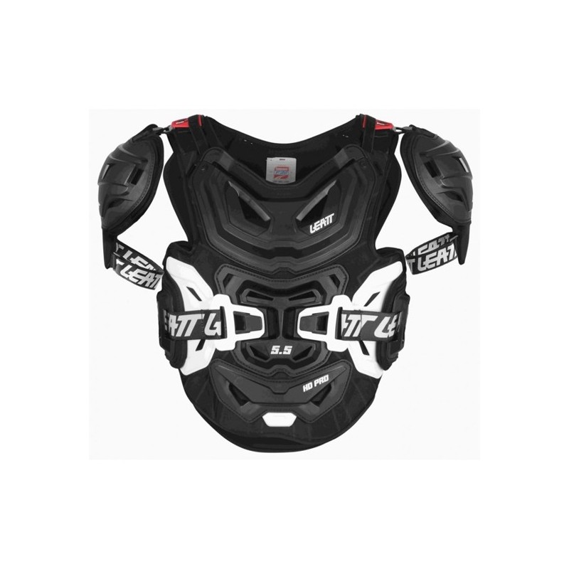 LEATT (2021/2022) OSŁONA KLATKI PIERSIOWEJ (BUZER) CHEST PROTECTOR 5.5 PRO HD BLACK KOLOR CZARNY ROZMIAR UNIWERSALNY