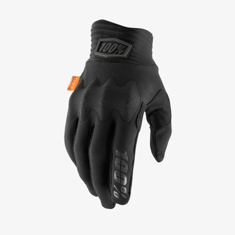 100 PROCENT (2021) RĘKAWICE CROSS/ENDURO MODEL COGNITO BLACK/CHARCOAL KOLOR CZARNY ROZMIAR S