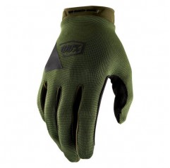 100 PROCENT (2022) RĘKAWICE CROSS/ENDURO MODEL RIDECAMP GLOVES FATIGUE KOLOR ZIELONY (MILITARNY) ROZMIAR M STARY KOD: 10018-190-