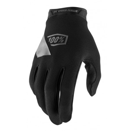 100 PROCENT (2022) RĘKAWICE CROSS/ENDURO MODEL RIDECAMP GLOVES BLACK KOLOR CZARNY ROZMIAR M STARY KOD: 10018-001-11