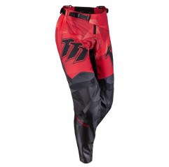 111 RACING SPODNIE MOTO 111.1 - HELL RED KOLOR CZERWONY/CZARNY ROZMIAR 32