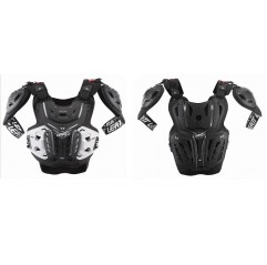 LEATT (2021/2022) OSŁONA KLATKI PIERSIOWEJ (BUZER) CHEST PROTECTOR 4.5 PRO BLACK KOLOR CZARNY ROZMIAR UNIWERSALNY