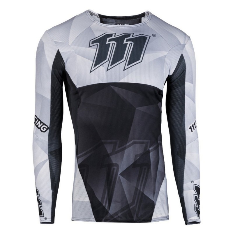 111 RACING KOSZULKA MOTO 111.1 - RAZOR BLACK KOLOR CZARNY/SZARY ROZMIAR XXL