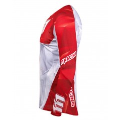 111 RACING KOSZULKA MOTO 111.1 - SHARP RED KOLOR BIAŁY/CZERWONY ROZMIAR M