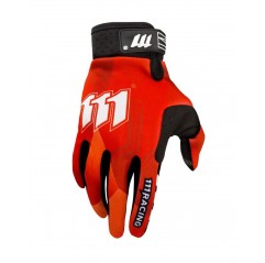 111 RACING RĘKAWICE MOTO 111 RA RED/BLACK/WHITE KOLOR CZERWONY/BIAŁY/CZARNY ROZMIAR M