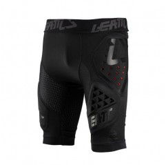 LEATT (2021/2022) SPODENKI Z OCHRANIACZAMI IMPACT SHORTS 3DF 3.0 BLACK KOLOR CZARNY ROZMIAR M