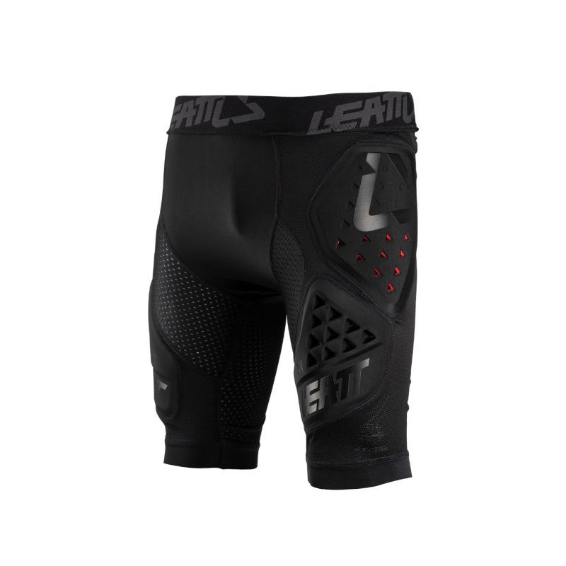 LEATT (2021/2022) SPODENKI Z OCHRANIACZAMI IMPACT SHORTS 3DF 3.0 BLACK KOLOR CZARNY ROZMIAR M