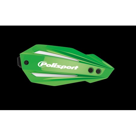POLISPORT OSŁONY RĄK (HANDBARY) MODEL BULLIT FULL WRAP AROUND Z UNIWERSALNYM ZESTAWEM MONTAŻOWYM 22/28 KOLOR ZIELONY