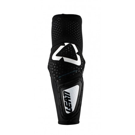 LEATT (2021/2022) NAŁOKIETNIKI OCHRANIACZE ŁOKCI 3DF HYBRID JUNIOR ELBOW GUARD WHITE/BLACK KOLOR BIAŁY/CZARNY