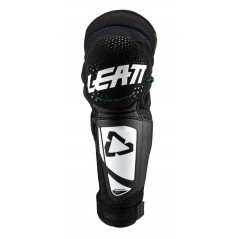 LEATT (2021/2022) NAKOLANNIKI OCHRANIACZE KOLAN 3DF HYBRID EXT JUNIOR KNEE&SHIN GUARD WHITE/BLACK KOLOR CZARNY/BIAŁY ROZMIAR