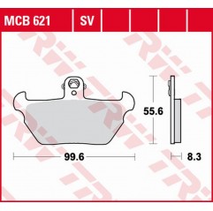 TRW LUCAS ZF KLOCKI HAMULCOWE KH407 ORGANIC BMW R 80R '91-'95, K 1100LT/RS '90-'98 PRZÓD
