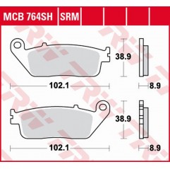 TRW LUCAS ZF KLOCKI HAMULCOWE KH142 SINTER HONDA FJS 400 SILVERWING '06-'16, FJS 600 SILVERWING '01-'16, YAMAHA XC 125 MAJESTY '