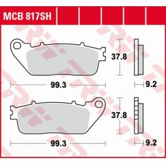 TRW LUCAS ZF KLOCKI HAMULCOWE KH488 SINTER STREET HONDA VFR 800F '14-, VFR 800X CROSSRUNNER '11-, CB 1000R '08-'16, VFR 1200F '1