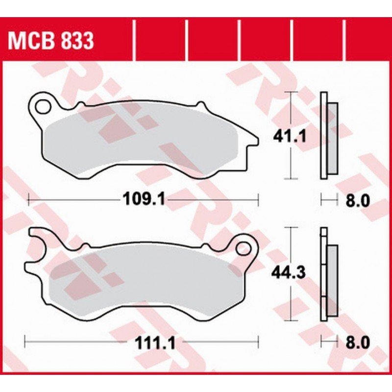 TRW LUCAS ZF KLOCKI HAMULCOWE KH603 SINTER HONDA NSC 50/110 '12-, PCX 125/150 '10-, KYMCO PEOPLE 125 '16-, PEUGEOT DJANGO 50/125