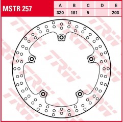 TRW LUCAS ZF TARCZA HAMULCOWA PRZÓD BMW F 800GT '13-, S 1000R '13-, S 1000RR '09-'18, K 1200S '07-'09, K 1300GT '09-'11, K 1300R