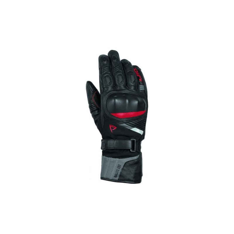 DIFI (2022) RĘKAWICE RALLYE EDT AEROTEX MOTORCYCLE GLOVES RED KOLOR CZARNY/CZERWONY ROZMIAR L