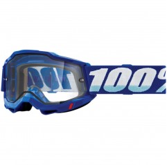 100 PROCENT (2022) FA20 ACCURI 2 ENDURO MOTO GOGGLE BLUE - CLEAR DUAL LENS GOGLE ACCURI 2 ENDURO KOLOR NIEBIESKI SZYBKA PODWÓJNA