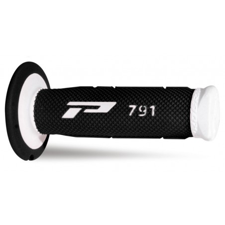 PROGRIP MANETKI PG791 OFF ROAD (22+25MM, DŁ.115MM) KOLOR BIAŁY/CZARNY (DWUSKŁADNIKOWE) (791-137) - PROMOCJA - STD CENA 66,80