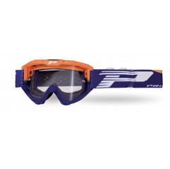 PROGRIP GOGLE PG3450 LS RIOT KOLOR POMARAŃCZOWY FLUO NIEBIESKI (SZYBA PG3210, NO FOG, NO SCRACHT) (3450-275 TR) - PROMOCJA - STD