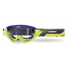 PROGRIP GOGLE PG3450 LS RIOT KOLOR NIEBIESKI ZÓŁTY FLUO (SZYBA PG3210, NO FOG, NO SCRACHT) (3450-264 TR) - PROMOCJA - STD CENA 2