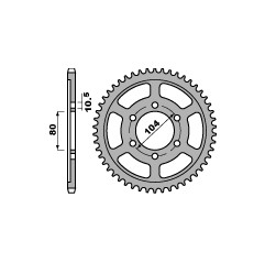 PBR ZĘBATKA PRZEDNIA 507 13 18NC KAWASAKI KX 250 86 (ŁAŃC. 520)