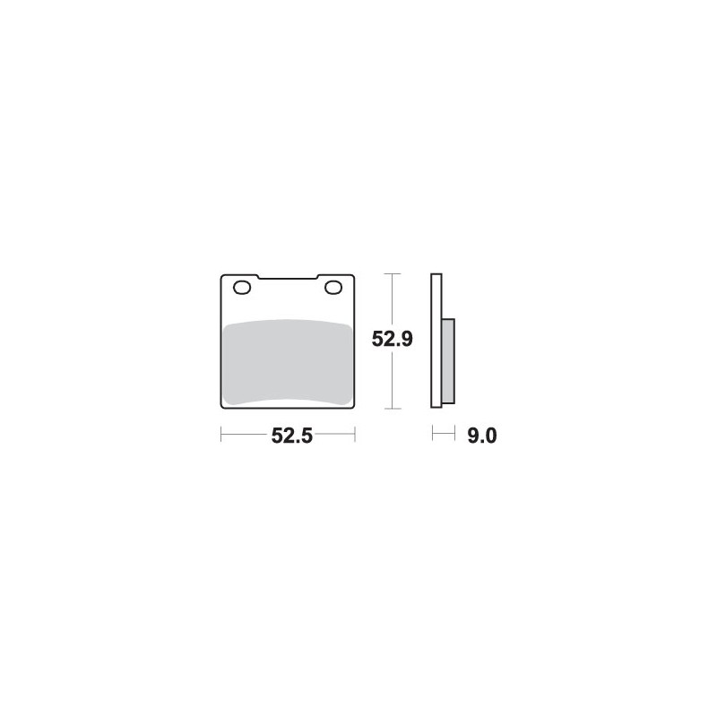 SBS KLOCKI HAMULCOWE KH63 / KH161 STREET EXCEL/RACING SINTER KOLOR ZŁOTY