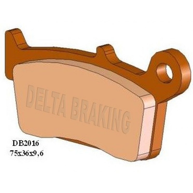 DELTA BRAKING 2022/06 KLOCKI HAMULCOWE TYŁ KH131/3 / KH233 HONDA NSR 50 MINI '00-'09, XZ 50/100 '09-'19, NSF 250R '11-, CRF 230 