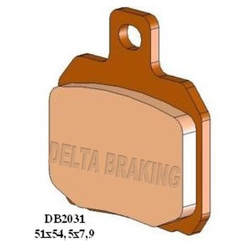 DELTA BRAKING 2022/06 KLOCKI HAMULCOWE TYŁ KH266 APRILIA ETV 1000 CAPONORD '01-'08, RSV 1000 MILE '98-'03, RSV TUONO/FACTORY '02