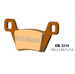 DELTA BRAKING 2022/06 KLOCKI HAMULCOWE PRZÓD KH600 KYMCO MXU 500 '09-'14, MXU 550 '10-'21, MXU/UXV 700 '13-'21,