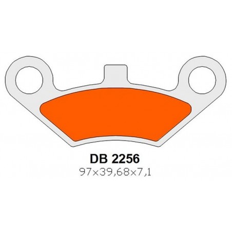 DELTA BRAKING 2022/06 KLOCKI HAMULCOWE PRZÓD KH453 CF MOTO CF 500/625/800 TERRALANDER '11-'15