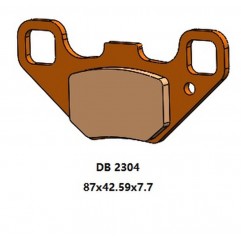 DELTA BRAKING 2022/06 KLOCKI HAMULCOWE PRZÓD KH490 POLARIS RZR 170 '09-'21