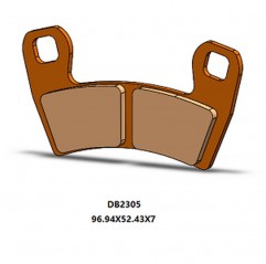 DELTA BRAKING 2022/06 KLOCKI HAMULCOWE PRZÓD KH657 POLARIS ACE 900 '17-'19, RZR 900 '15-'20, RZR 1000 '20-'22