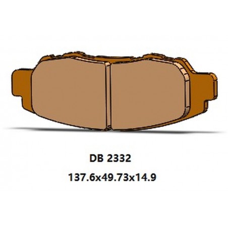 DELTA BRAKING 2022/06 KLOCKI HAMULCOWE TYŁ KH670 POLARIS SLINGSHOT 2000 '15-'18