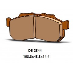 DELTA BRAKING 2022/06 KLOCKI HAMULCOWE PRZÓD KH712 HONDA SXS 500 PIONEER '15-'22, SXS 520 PIONEER '21-'22, SXS 700 PIONEER '16-'