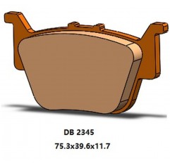 DELTA BRAKING 2022/06 KLOCKI HAMULCOWE TYŁ KH714 HONDA SXS 500 PIONEER '15-'22, SXS 520 PIONEER '21-'22, SXS 700 PIONEER '16-'22