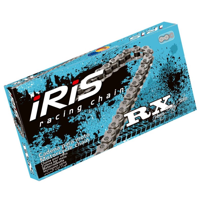 IRIS 530 RX-110 ŁAŃCUCH (110-OGNIW) BEZ O-RINGÓW KOLOR SREBRNY